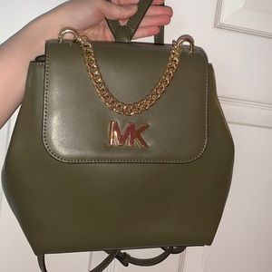 Michael Kors Leather Backpack